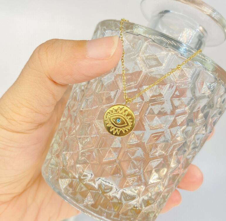 Nostalgia Evil Eye Necklace Religious Jewelry Good Luck Charms Pendants